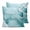 Teal Blue, variant on Eucalyptus Leaves 20x20 Pillow Covers Set of 2, Spring Summer Watercolor Botanical Throw Pillow Covers Decorative Couch Cushion Case, Microfiber Square Pillowcases for Bedroom Car Living Room