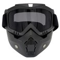 thumbnail image 1 of Gafas de Motocicleta con Visera Desmontable, Anteojos de Motocicleta para Conducir en Carretera, a Prueba de Polvo Y Viento para Actividades de Equita , Gris shamjiam gafas de motocicleta, 1 of 8