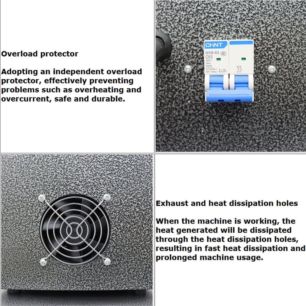 Electric Chained Type Shrink Tunnel Packaging Machine POF PVC Heat Shrink Packaging Machine 220V