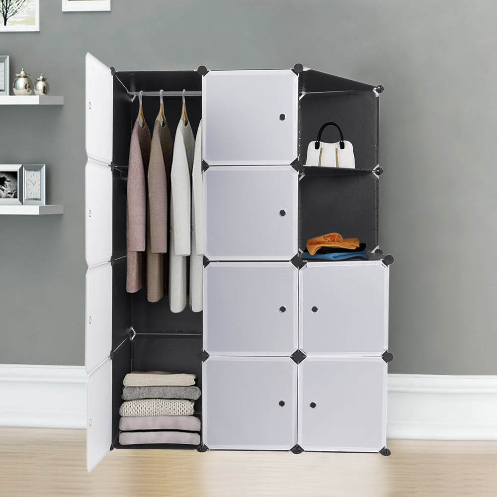 Lynk Tall Shelf Dividers Set of 2 Closet Shelf Organizer - White 