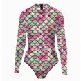 thumbnail image 3 of WILLBEST Traje de Baño Mujer 2 Piezas Elegante Traje de Baño con Estampado de Escamas de Pescado para Mujer Combinación de Moda y Comodidad 1832, 3 of 3
