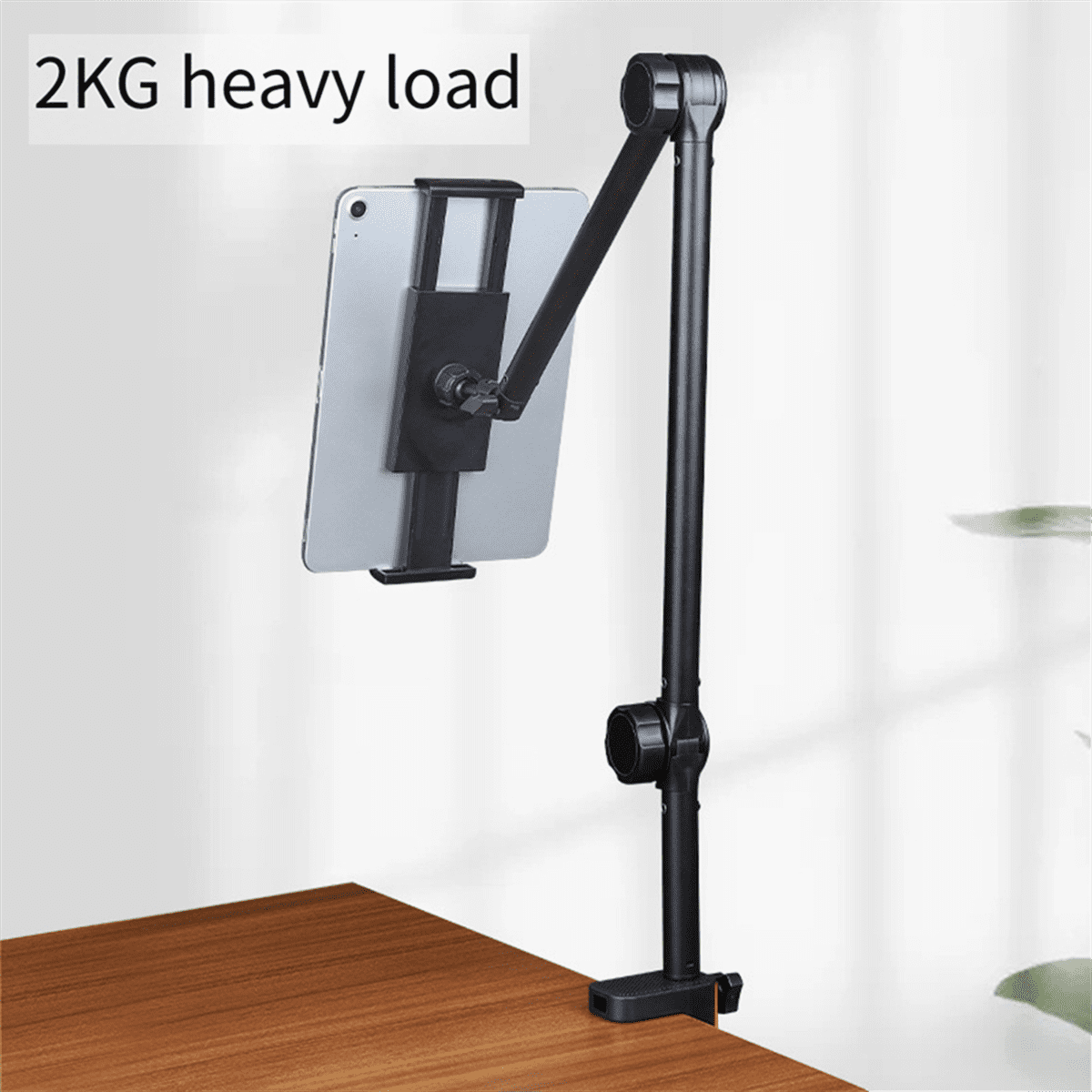 Phone Stand for Desk Mount with Phone Clamps Flexible Arm Clamp Clip Phone Mount Stand