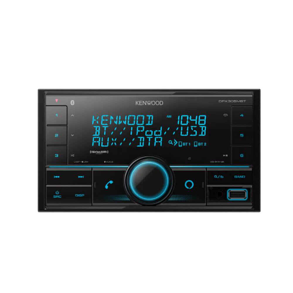 KENWOOD Single DIN SiriusXM Ready Bluetooth In-Dash CD Car StereoKDCBT772HD 