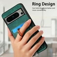 thumbnail image 5 of Nalacover 2-in-1 Magnetic Case for Google Pixel 8 Pro, Back Wallet Case with Detachable Card Holder Ring Holder Stand Phone Cover for Google Pixel 8 Pro, Vintage PU Leather Shockproof Case - Green, 5 of 10