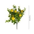 thumbnail image 2 of Artificial Lemon Branch Lemon Decor 12.2 Inches for Table Centerpiece Home Ornament, 2 of 6