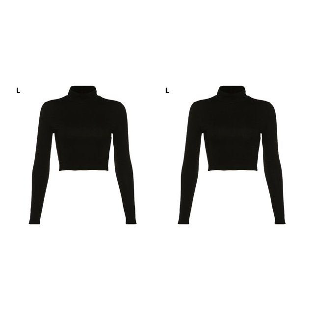 Guardurnaity Camiseta de mujer con espalda abierta Camiseta hueca Camiseta de manga larga de poliéster Ropa superior, L Type1 NO1 Guardurnaity CBP167364
