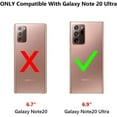 thumbnail image 6 of for Galaxy Note 20 Ultra Case 5G Wallet 4-Card Flip Cover Credit Card Holder Slot Back Pocket Dual Layer Protective Hybrid Hard Shell Bumper Armor Case for Samsung Note 20 Ultra 6.9 Rose Gold, 6 of 6