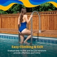 thumbnail image 6 of Blue Wave Premium Stainless Steel In-Pool Ladder for Above Ground Pools, 6 of 7
