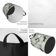 thumbnail image 2 of Fotbe green plaid Moose tree Cesto de Ropa con Asas, Cesto Impermeable de Gran Capacidad, Bolsa de Lavado para Dormitorio, Cesto de Ropa con Ruedas y Asas-Medium, 2 of 6