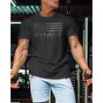 thumbnail image 4 of Gymish American Flag Workout Shirt for Men – Funny Lifting T-Shirt, Patriotic Gym Tee, Men’s Athletic Workout Apparel, 4 of 5