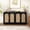 Black, variant on 59" Farmhouse Rattan Sideboard Buffet Cabinet with Storage, Kitchen Coffee Bar Cabinet for Living Room, White