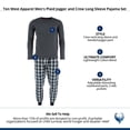 thumbnail image 5 of Ten West Apparel  Plaid Jogger and Crew Long Sleeve Pajama Set (Men), 5 of 5