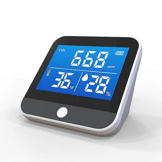 Portable co2 detector - Home co2 sensor - Devices measuring indoor air quality - Carbon dioxide measurement and counter - Hygrometer with humidity mea