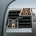 thumbnail image 5 of WIRESTER Car Air Freshener Fragrance Vent Clip Interior Decoration for Cars with Lemon Scented Pad - Black Bear, 5 of 7
