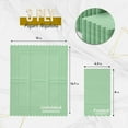thumbnail image 5 of Crown Display Sage Green Scalloped Napkins Disposable 100 Pcs 3-Ply Sage Green Scalloped Dinner Napkins Disposable Decorative for Dinners & Parties, Paper Guest Towels for Bathroom & Party Supplies, 5 of 6