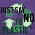 thumbnail image 3 of CafePress - Just Say No To Plastic Dark T Shirt - Men's Classic Graphic Cotton T-Shirt, 3 of 4