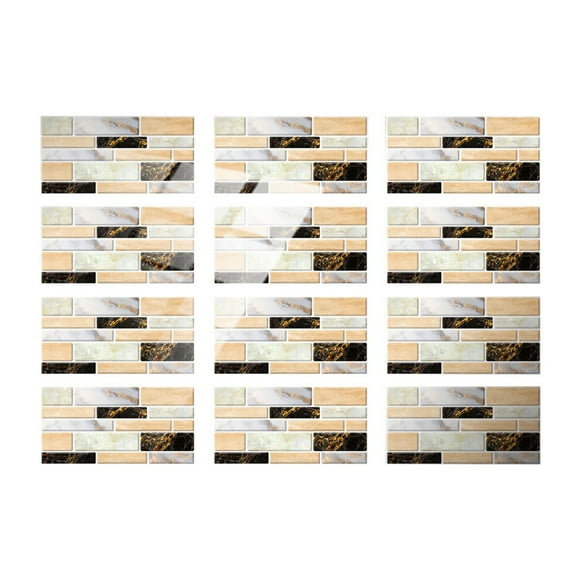 Leutsin Imitation Wall Tiles Crystal Film Tile Sticker Adhesive Floor Sticker Hot