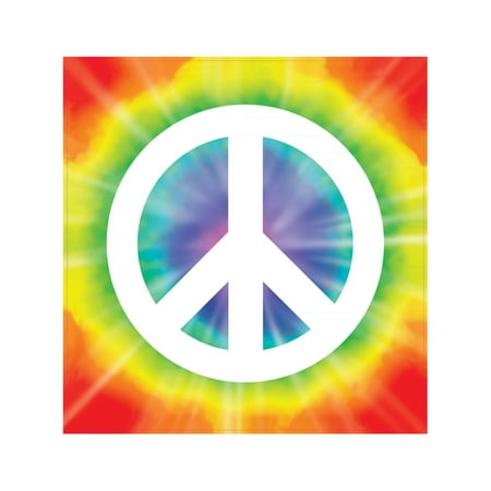 New 60 S 70 S Peace Sign Peel N Place Party Wall Clings