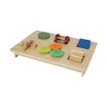 thumbnail image 4 of Tablero sensorial de madera para actividades de niños, juguetes interactivos para desarrollar habilidades motoras finas, juguetes educativos tempranos, 4 of 8