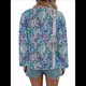 thumbnail image 3 of Blusas Casuales de Larga con Cuello en V y Estampado Bohemio para Mujer 3-Colores Mezclados L, 3 of 7
