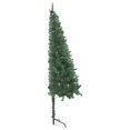thumbnail image 4 of vidaXL Corner Artificial Christmas Tree Green 180 cm PVC, 4 of 5