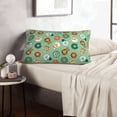 thumbnail image 6 of Salouo Christmas Donuts Print Print Pillow Case Cover,Wrinkle-Free Bed Pillow Cover Pack of 1 Home Decor Fade-Resistant and Stain-Resistant ,Pillows Not Included -14"x20", 6 of 8