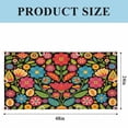 thumbnail image 3 of Boho Flower Fluorescent Light Covers, Red Blue Yellow Colorful Mexico Tribal Magnetic Light Covers for Ceiling Lights, Fluorescent Ceiling Shade Filters for Classroom Bedroom Office 4x2Ft x 2PCS, 3 of 8