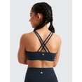 thumbnail image 2 of Top Deportivo CRZ YOGA Butterluxe con Tirantes Cruzados Azul Marino M, 2 of 6