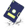 thumbnail image 4 of iPad Air 3 Case 10.5" (2019), iPad Pro 10.5" Case, Allytech Three Layers Shockproof Kickstand Heavy Protection Bumper Defender Anti-Scratch Back Cover for Apple iPad Air 3/ Pro 10.5", Darkblue/Green, 4 of 8