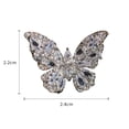 thumbnail image 6 of SmartBy 1 Pc Women Butterfly Ear Cuff Rhinestone Butterfly Clip-On Earring No Piercing Ear Wrap Jewelry Gift for Her Birthdays Parties Weddings, 6 of 7