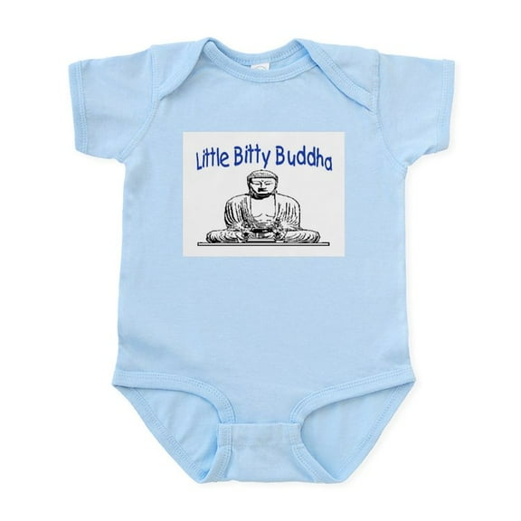 CafePress - LITTLE BITTY BUDDHA Infant Bodysuit - Baby Light Bodysuit, Size Newborn - 24 Months