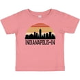 thumbnail image 3 of Inktastic Indianapolis Indiana Skyline Retro Boys or Girls Baby T-Shirt, 3 of 5
