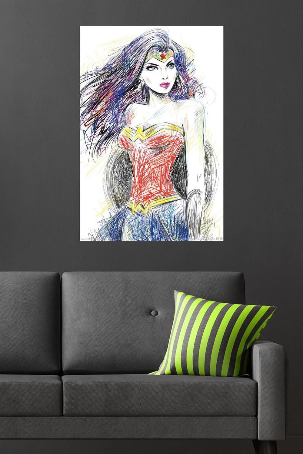 Wonder Woman de DC Comics - Croquis