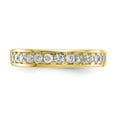 thumbnail image 4 of Solid 10k Yellow Gold I Love You Forever CZ Cubic Zirconia Ring Band Size 9, 4 of 7