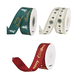 thumbnail image 1 of 3 Rollos Satinado  Labg  Decoracion Listón,listón De Navidad 2cm Verde, Blanco y Rojo, 1 of 5