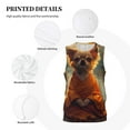 thumbnail image 3 of Pofeuu Maple Leaf Meditating Chihuahua Print Basketball Jersey, Shirts for Men Youth Basketball Jersey Crew Neck-3X-Large, 3 of 6