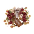 thumbnail image 3 of Corona de otoño para la puerta delantera 21.26 "Garland de flores de flores rústicas de flores artificiales para de la boda en, 3 of 9