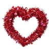 Way To Celebrate Valentine's Day Tinsel Heart Wreath