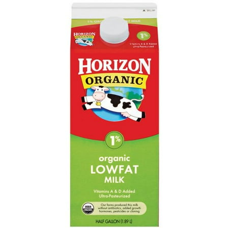 Horizon Organic 1 Low Fat Milk Half Gallon Com