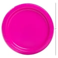 thumbnail image 3 of Unique Industries Neon Pink Round 7" Dessert Plates, 70ct, 3 of 3