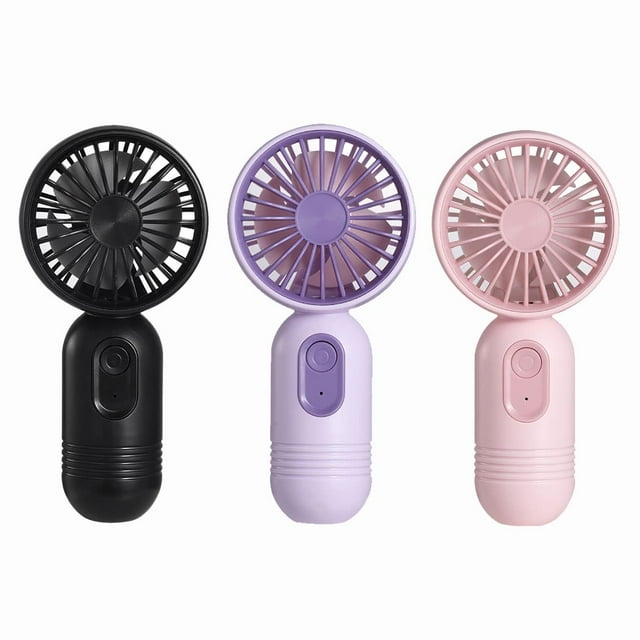 Ventilador portátil JODNO Mini Portable, paquete de 3 con USB de 3 velocidades