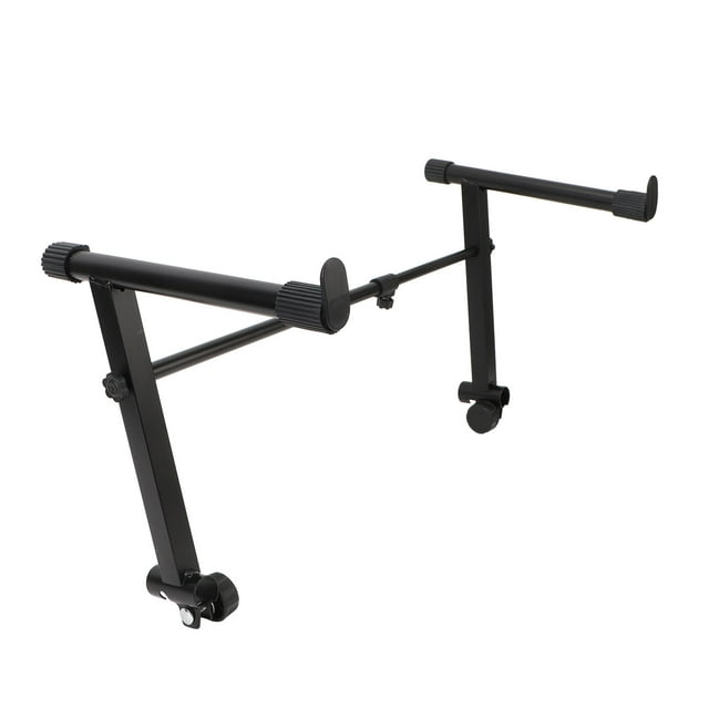 Piano Keyboard Stand Riser, Metal Structure Keyboard Stand Extension Adapter for Round Tube Instrument Rack