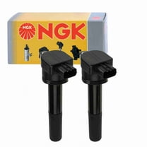 2 pc NGK 49014 Ignition Coils for 178-8446 1832A070 2505-307668 36-8066 84150502 921-2086 E961 GN10358 IC561 MN187373 MN984160 MR984160 UF-481 UF481 Spark Plug Wire Boot