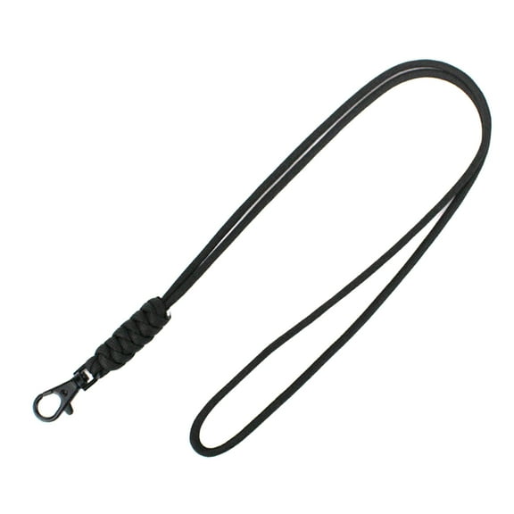 Apooke Heavy Duty Paracord Lanyard Necklace Whistles Strap Braided Keychain Lanyard for Outdoor Activities,Camera,Wallets Keys