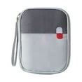thumbnail image 1 of Fiudx Botiquín de Primeros Auxilios Portátil, Bolsa Multiusos, Forro de Poliéster Suave, Ideal para Viajes, Senderismo, Oficina y Uso Familiar, Diseño Compacto, con Minibolsa para Suministros Médicos, 1 of 1