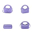 thumbnail image 2 of Bolso tejido para mujer, bolso bandolera pequeño con correa de hombro desmontable, bolso con asa superior para niñas, 2 of 5