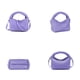 thumbnail image 2 of Bolso tejido para mujer, bolso bandolera pequeño con correa de hombro desmontable, bolso con asa superior para niñas, 2 of 5