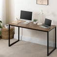 thumbnail image 1 of Zinus Jennifer Modern Minimalist Office Desk, 55 inch Multipurpose Computer Workstation or Dining Table for Small Spaces, Natural, 1 of 9