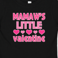 thumbnail image 4 of Inktastic Mamaw Little Valentine Grandchild Girls Baby T-Shirt, 4 of 5