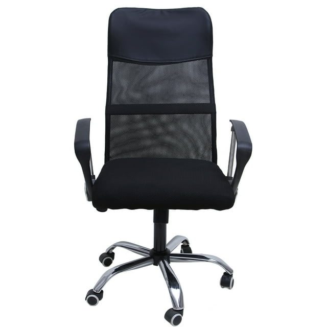 Chaise Dossier Haut, Chaise de Bureau Hauteur Réglable avec Support Lombaire et Accoudoirs, Fabriquée avec Expertise